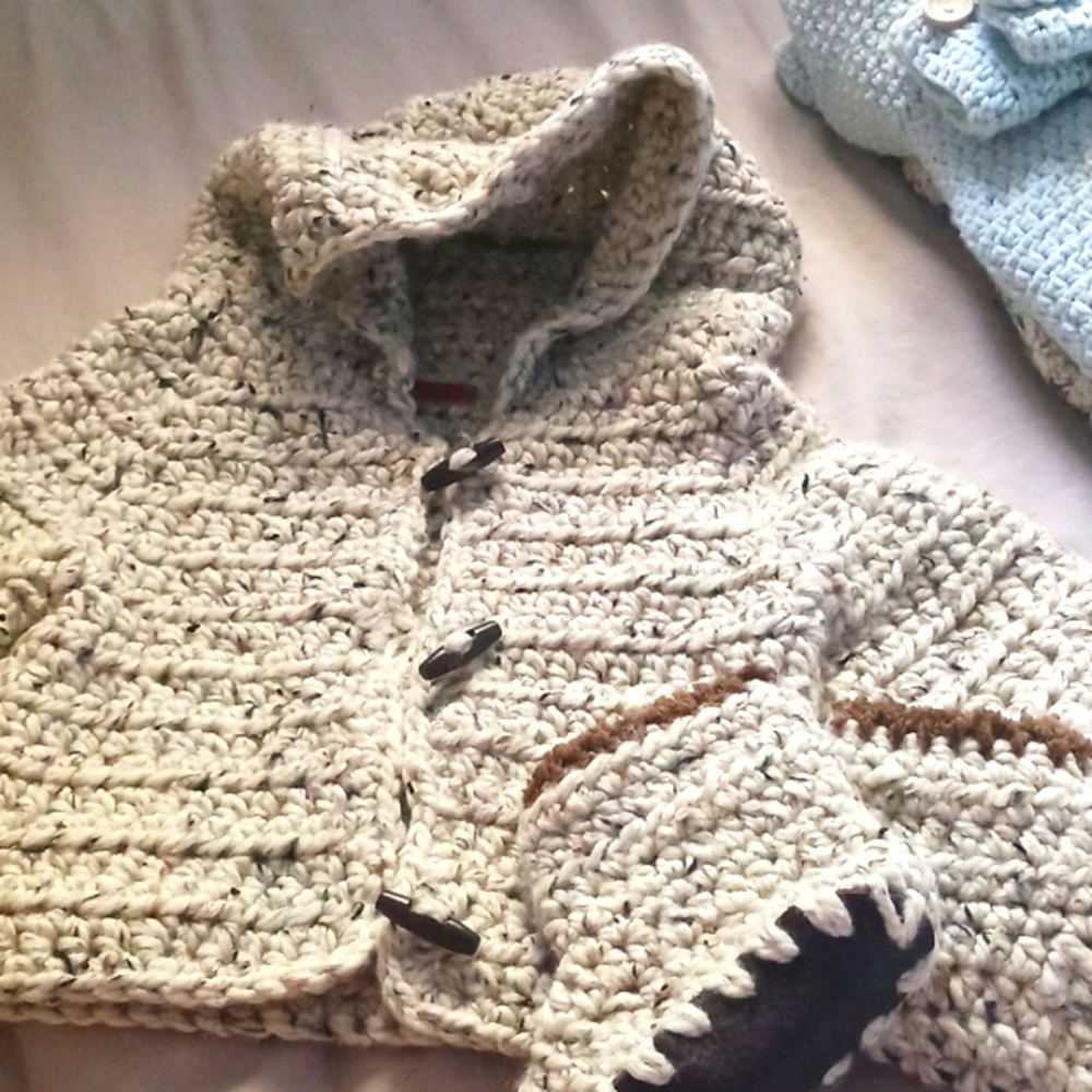 Sold Wool blend baby set